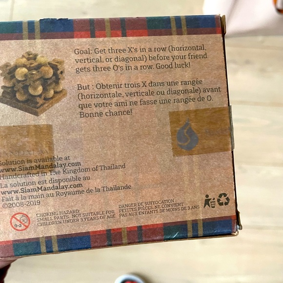 3-D Tic-Toc-Toe Handcrafted Wood Puzzle Eco friendly - Picture 6 of 8